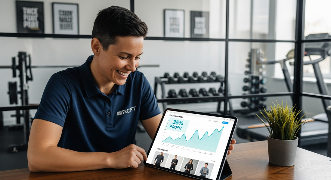 35% Profit with No Design Hassles: How My Athletic Store Helps Gym Owners Earn More
