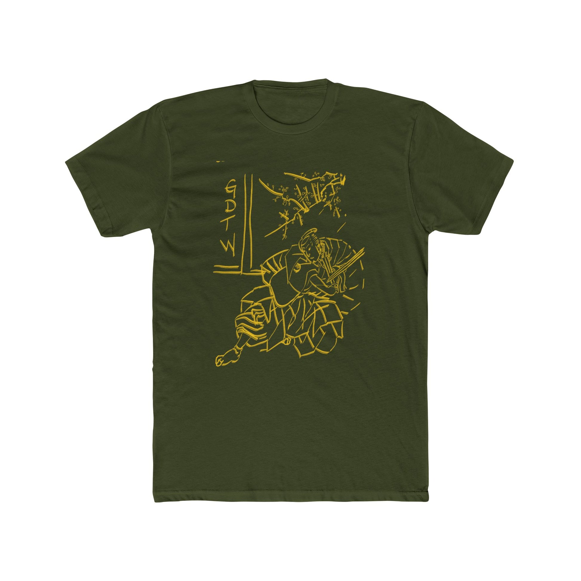 GDTW Men's Gold Samurai CoreFlex Lightweight Tee