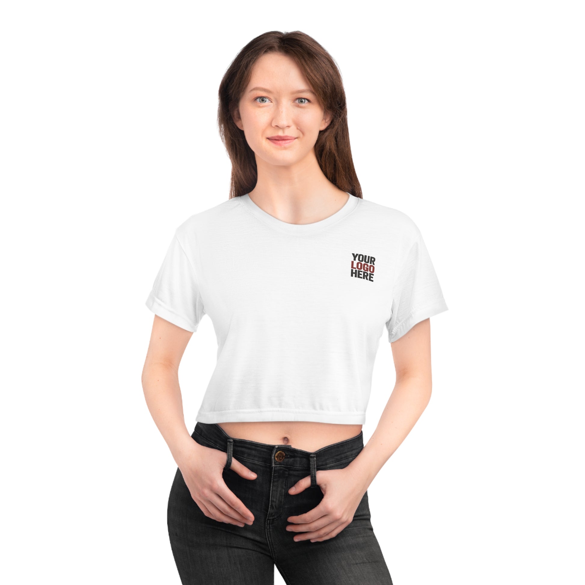 CrossFit Template FlowPrint Crop Top
