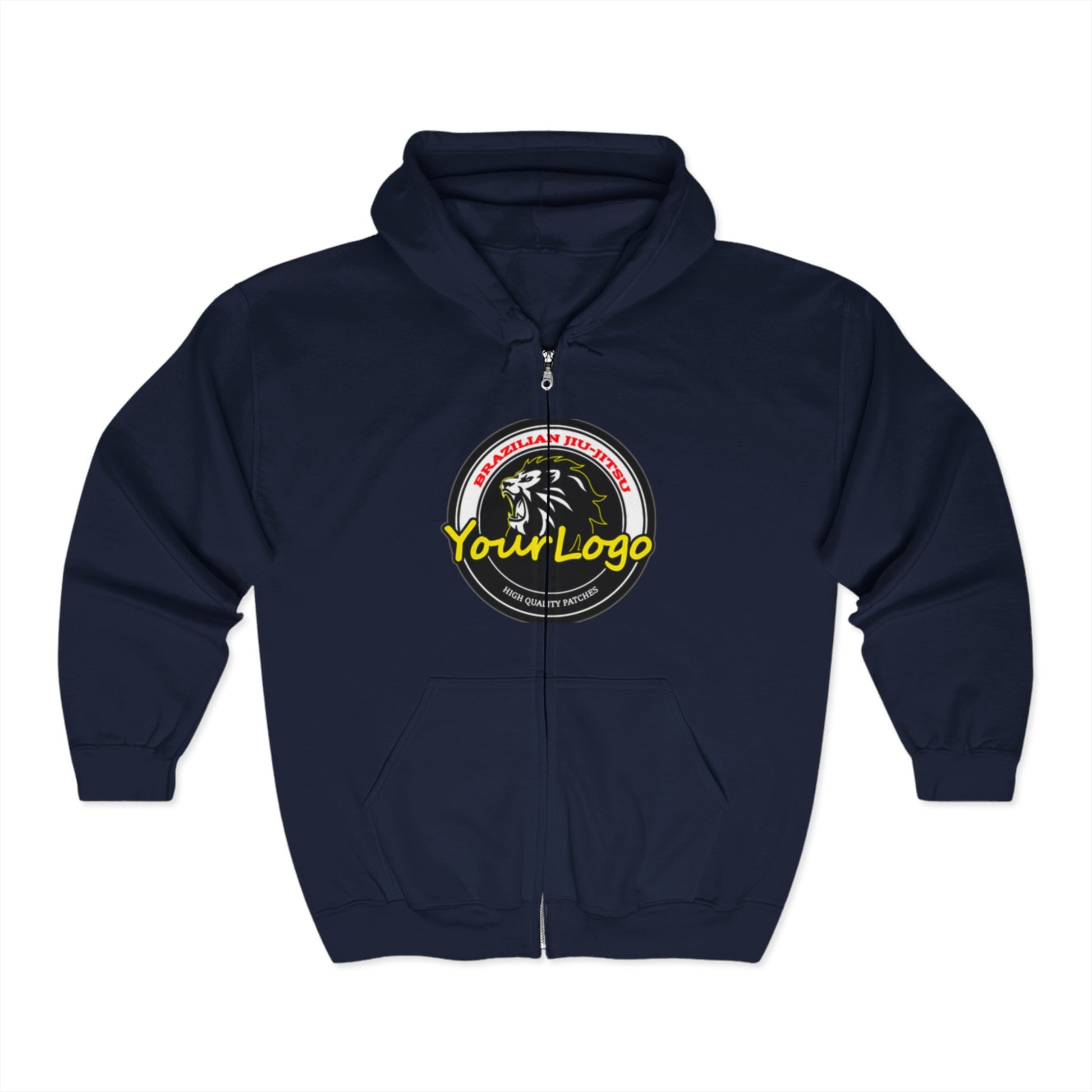 Template Men's Heavy Blend™ Full Zip Hooded Sweatshirt