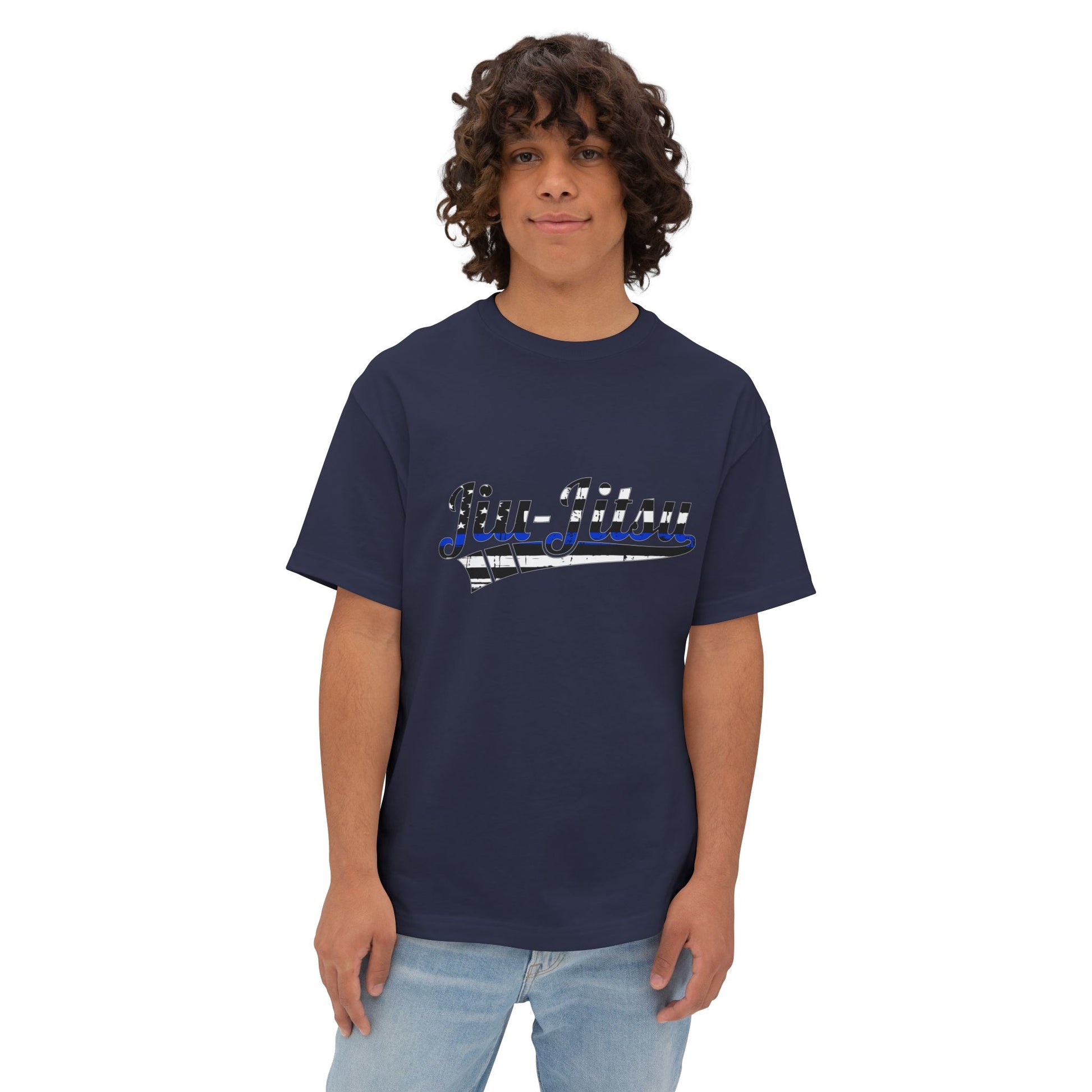 Blue Line Baggy Tee