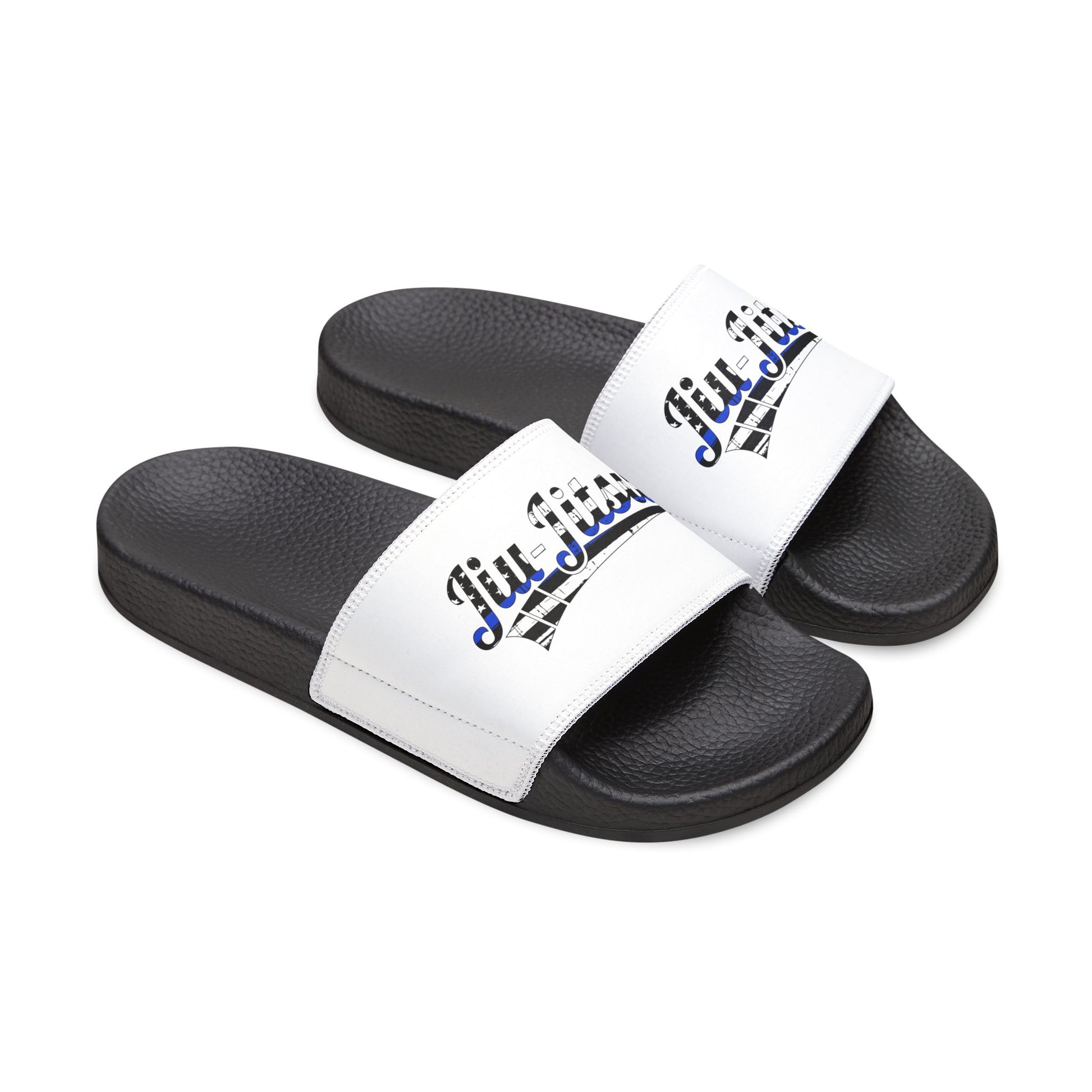 Blue Line StormStride Slides – Removable Strap Edition