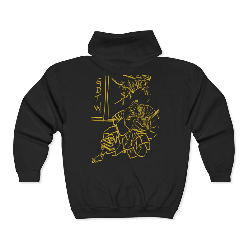 GDTW Women's Gold Samurai StormZip Performance Hoodie
