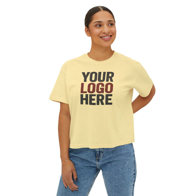 CrossFit Template Women's Rebuild Oversized Crop Tee