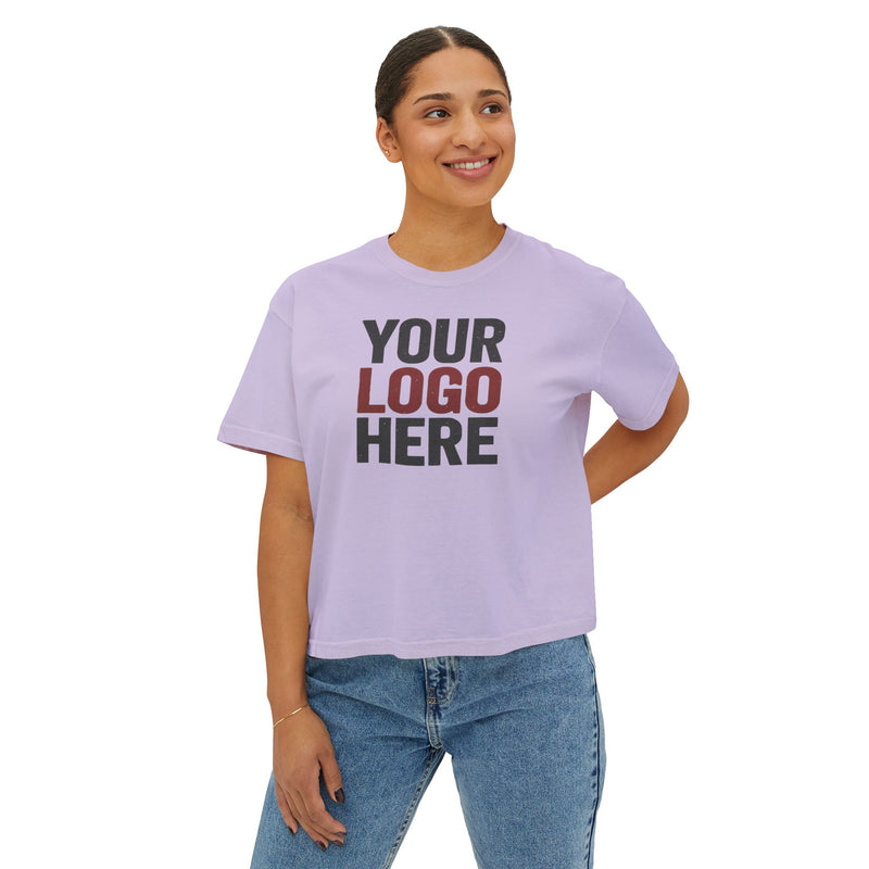 CrossFit Template Women's Rebuild Oversized Crop Tee