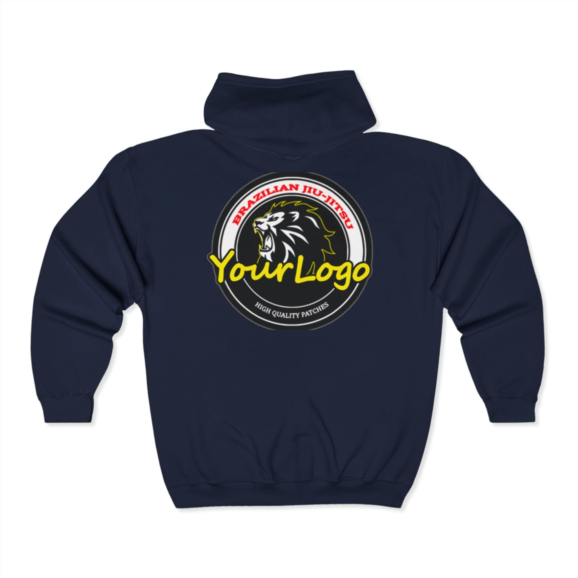 Template Men's Heavy Blend™ Full Zip Hooded Sweatshirt
