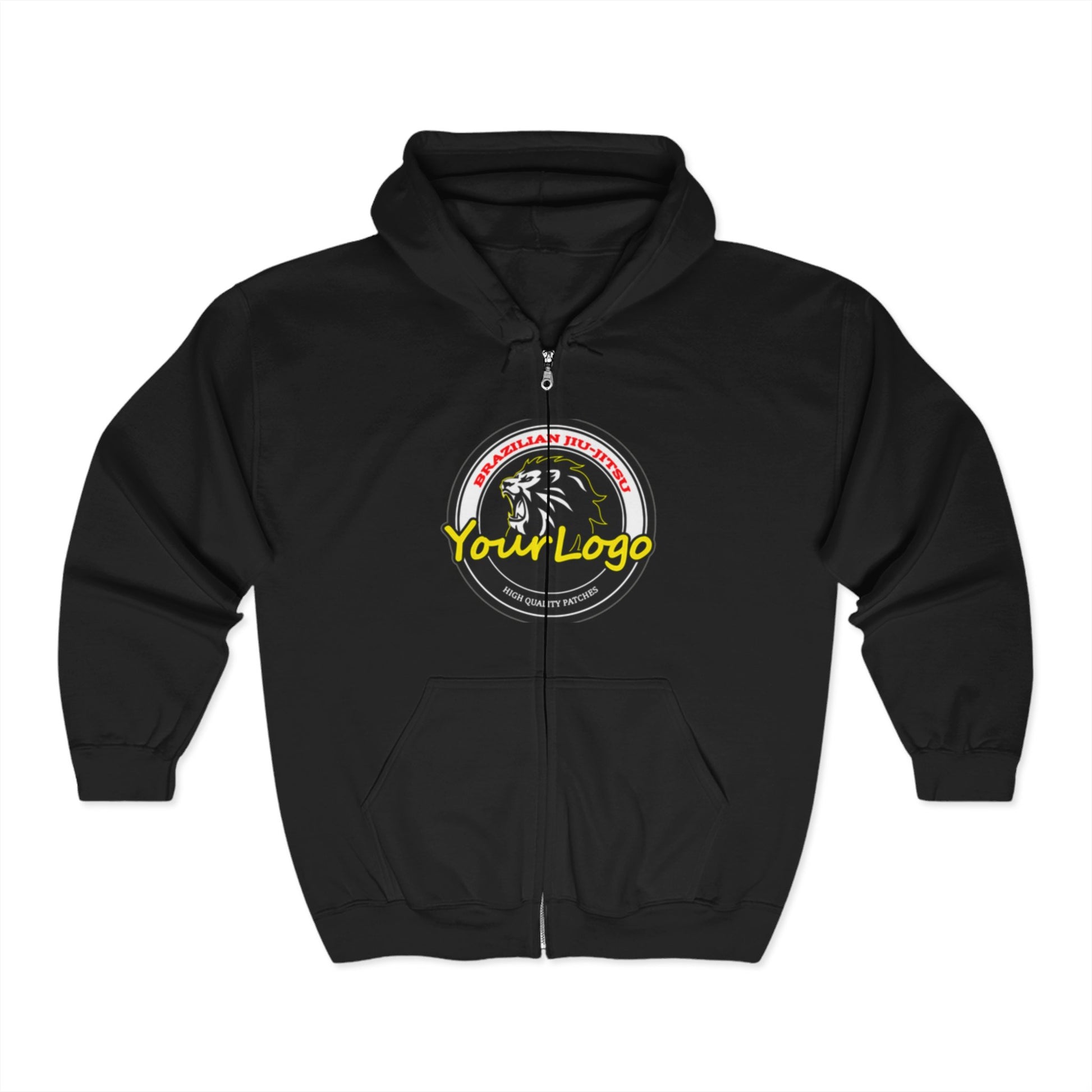 Template Men's Heavy Blend™ Full Zip Hooded Sweatshirt