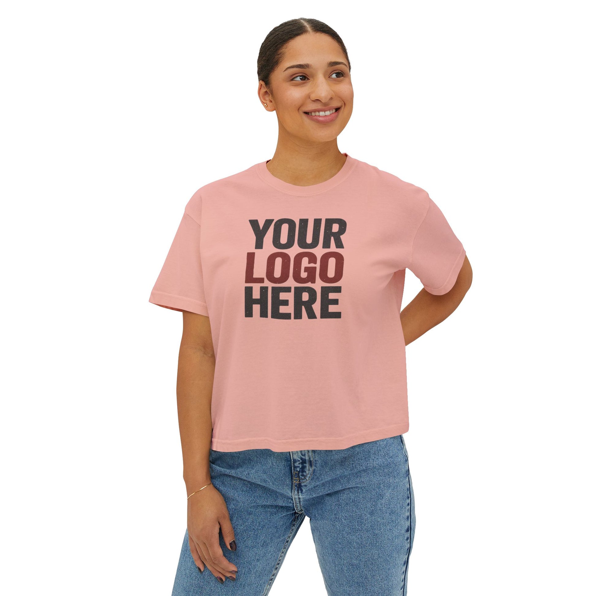 CrossFit Template Women's Rebuild Oversized Crop Tee