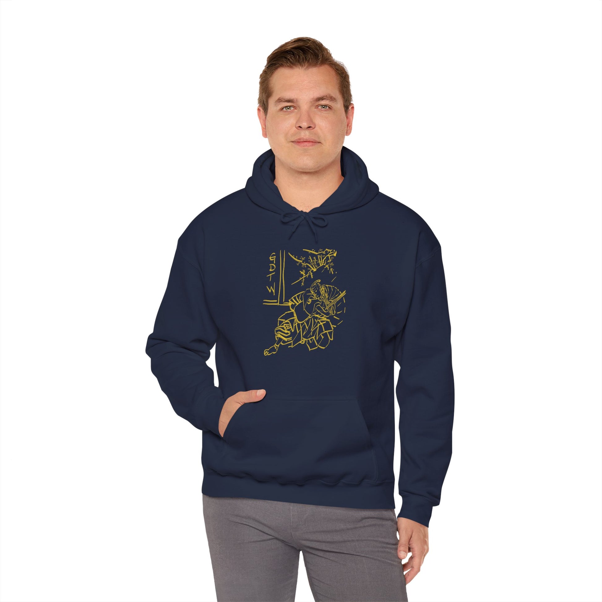 GDTW StormCore Gold Samurai Men's Hoodie