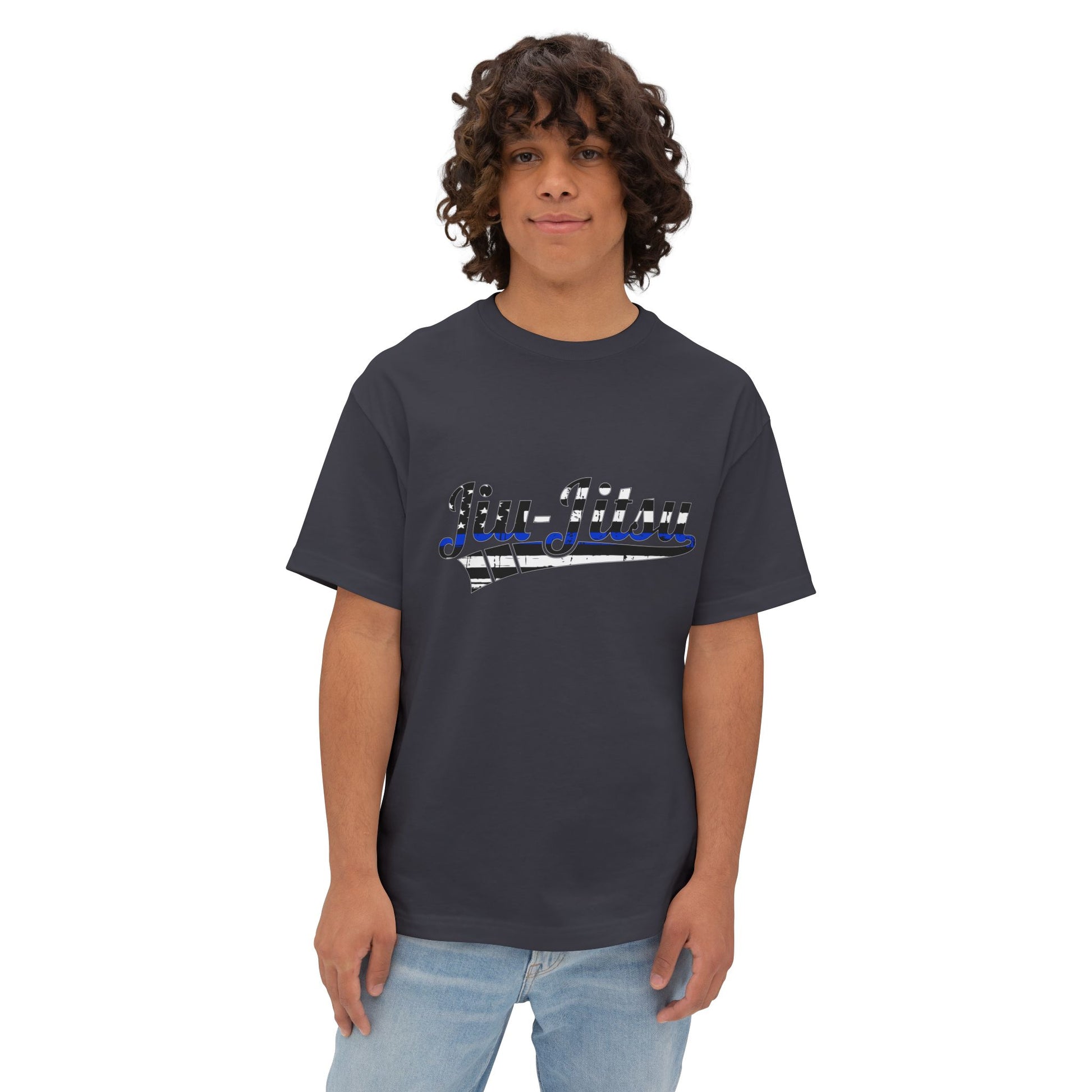 Blue Line Baggy Tee