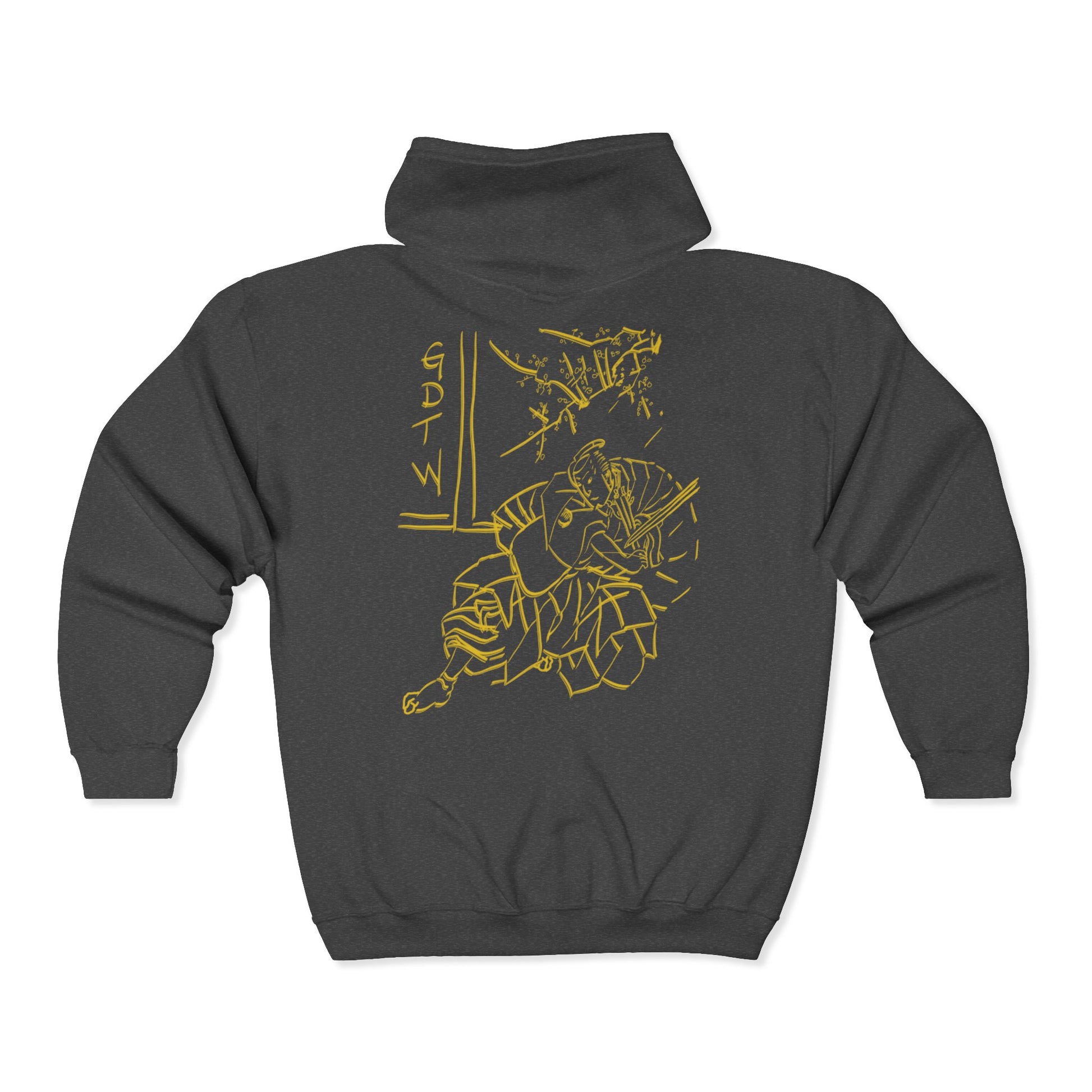 GDTW Women's Gold Samurai StormZip Performance Hoodie