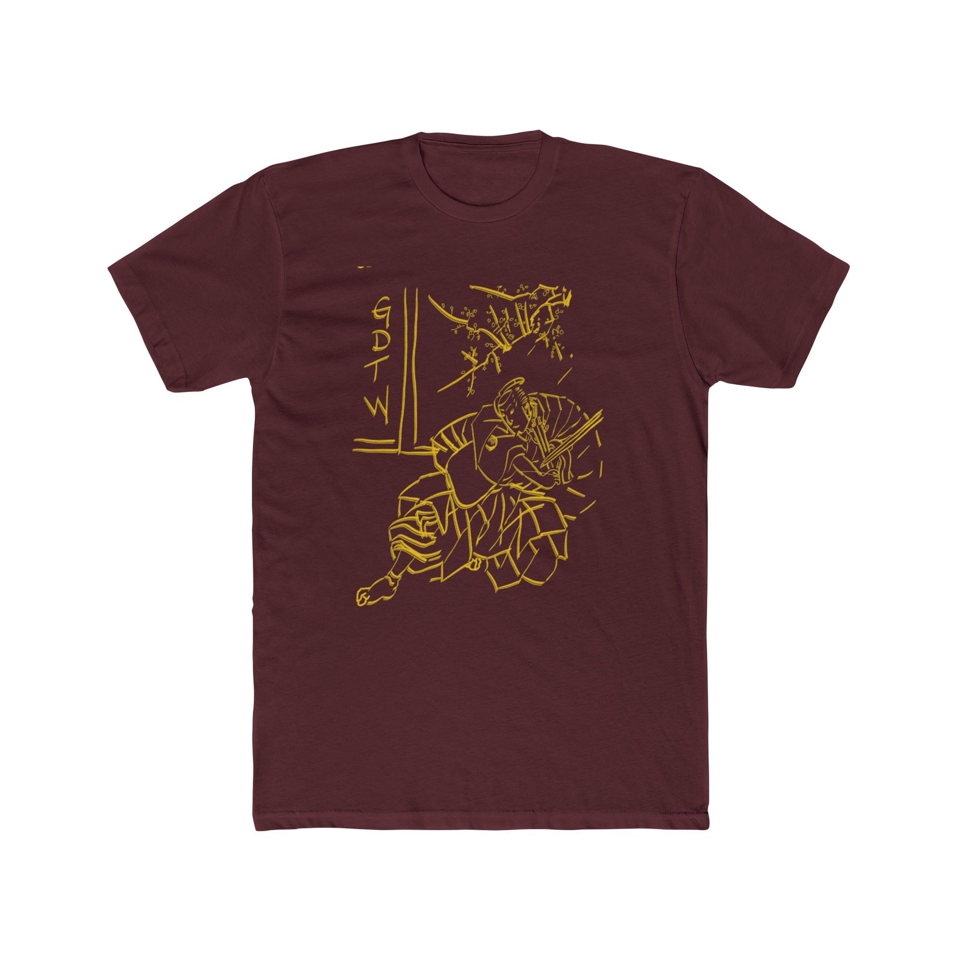 GDTW Men's Gold Samurai CoreFlex Lightweight Tee