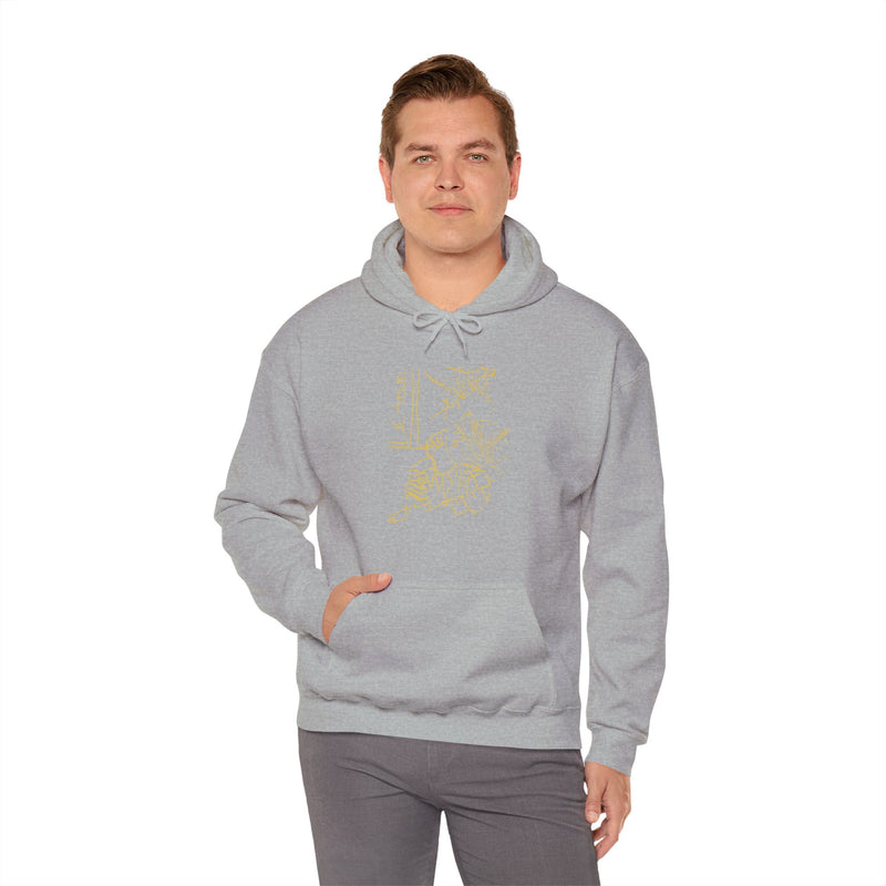 GDTW StormCore Gold Samurai Men's Hoodie